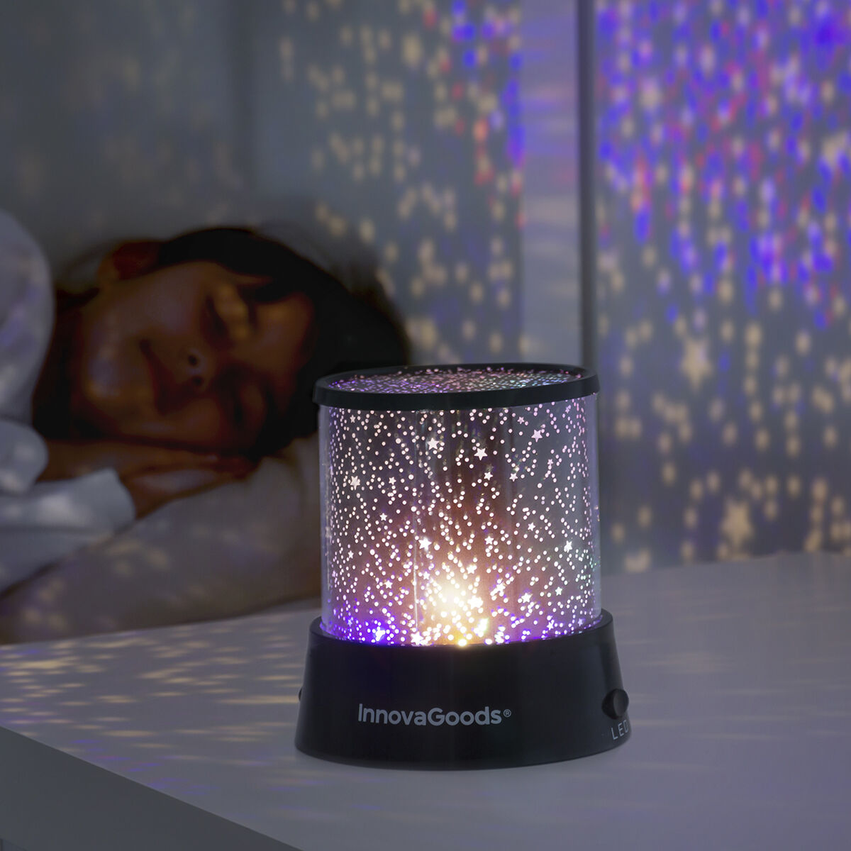 Lampe de Chevet Projecteur LED ciel étoilé pour enfant