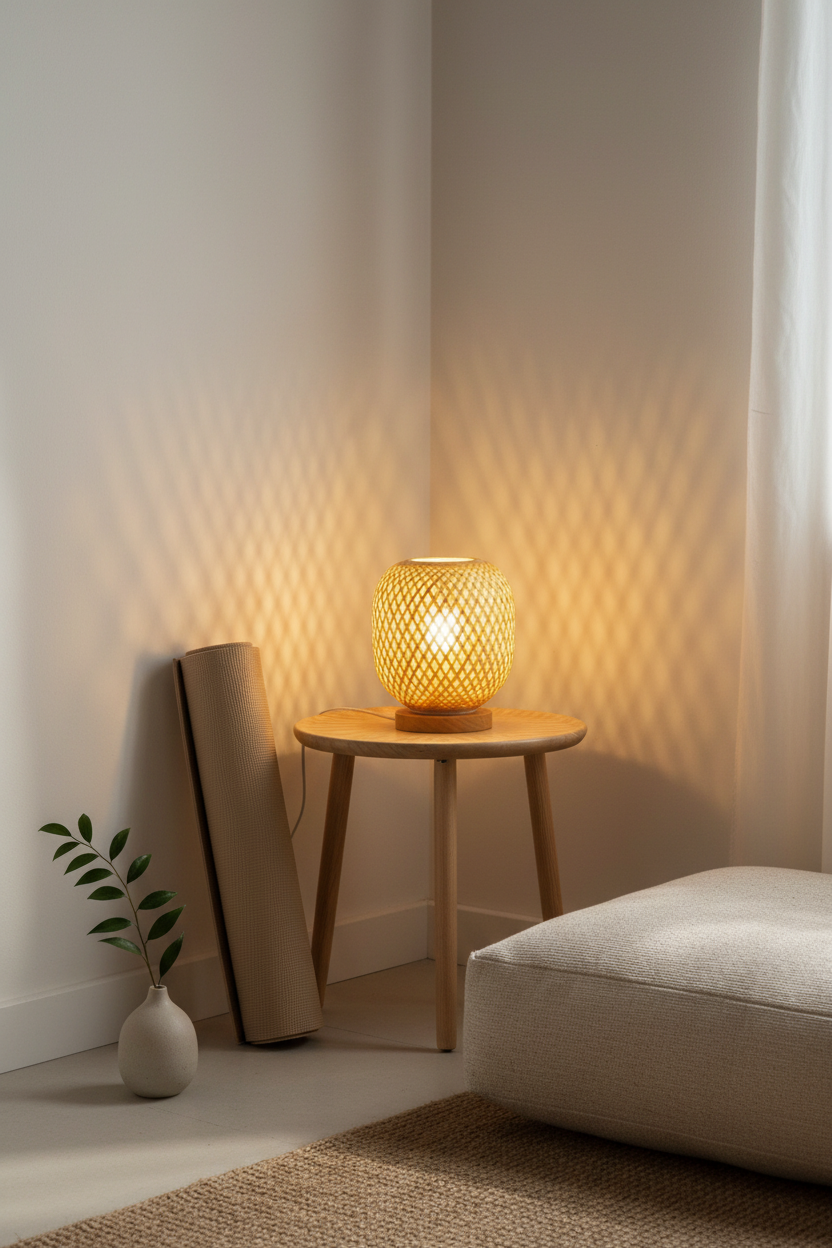 Lampe de chevet Bambou Boule