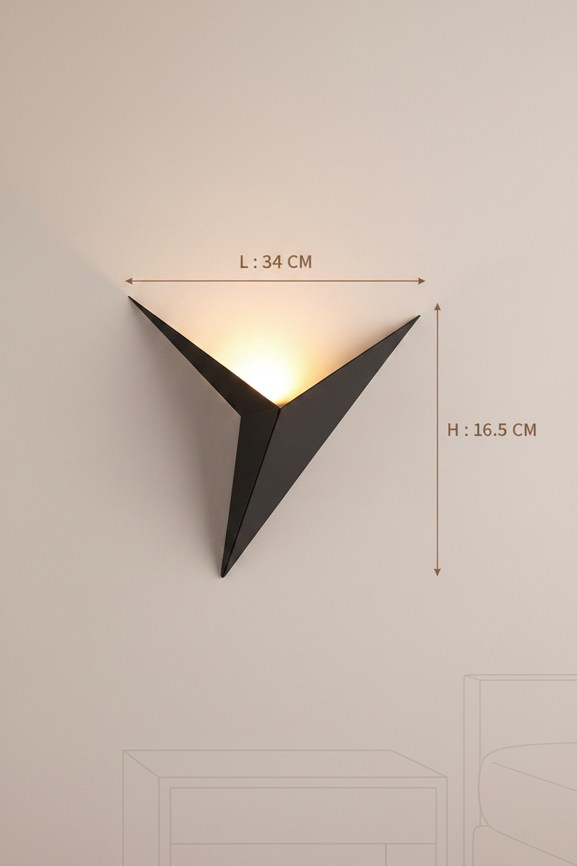 Lampe de chevet Murale Étoile Métal