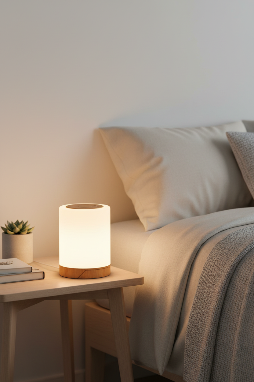 Lampe de Chevet Tactile Sans Fil Rechargeable
