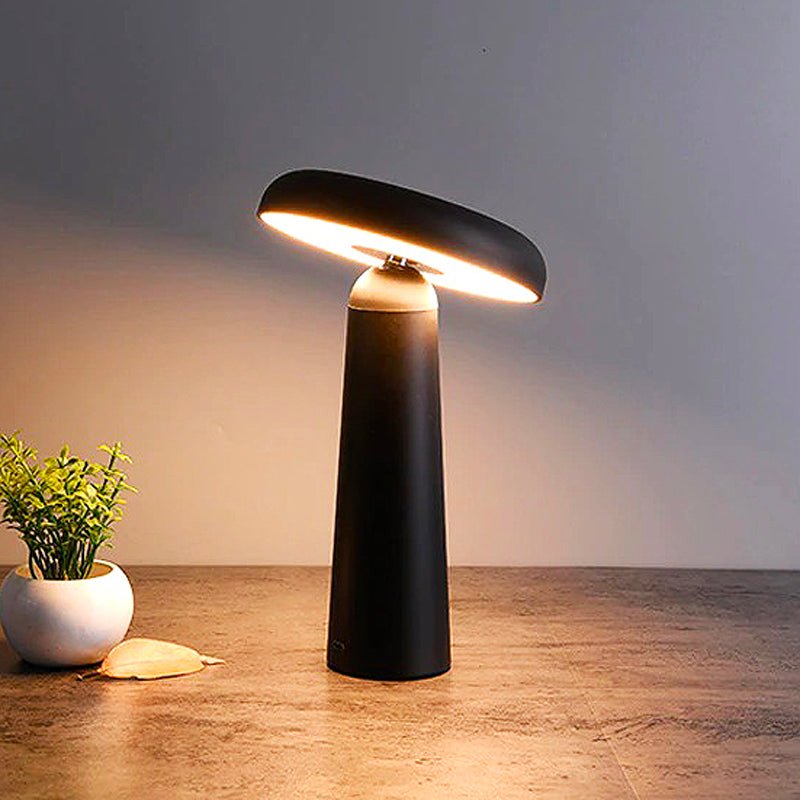 Lampe de chevet Design Champignon Orientable  LampesDeChevet Noir  