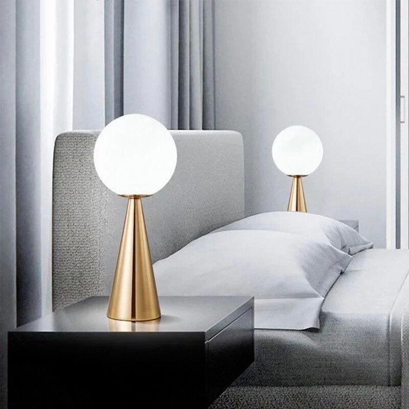 Lampe de chevet Dorée Moderne • Livraison Offerte – LampesDeChevet