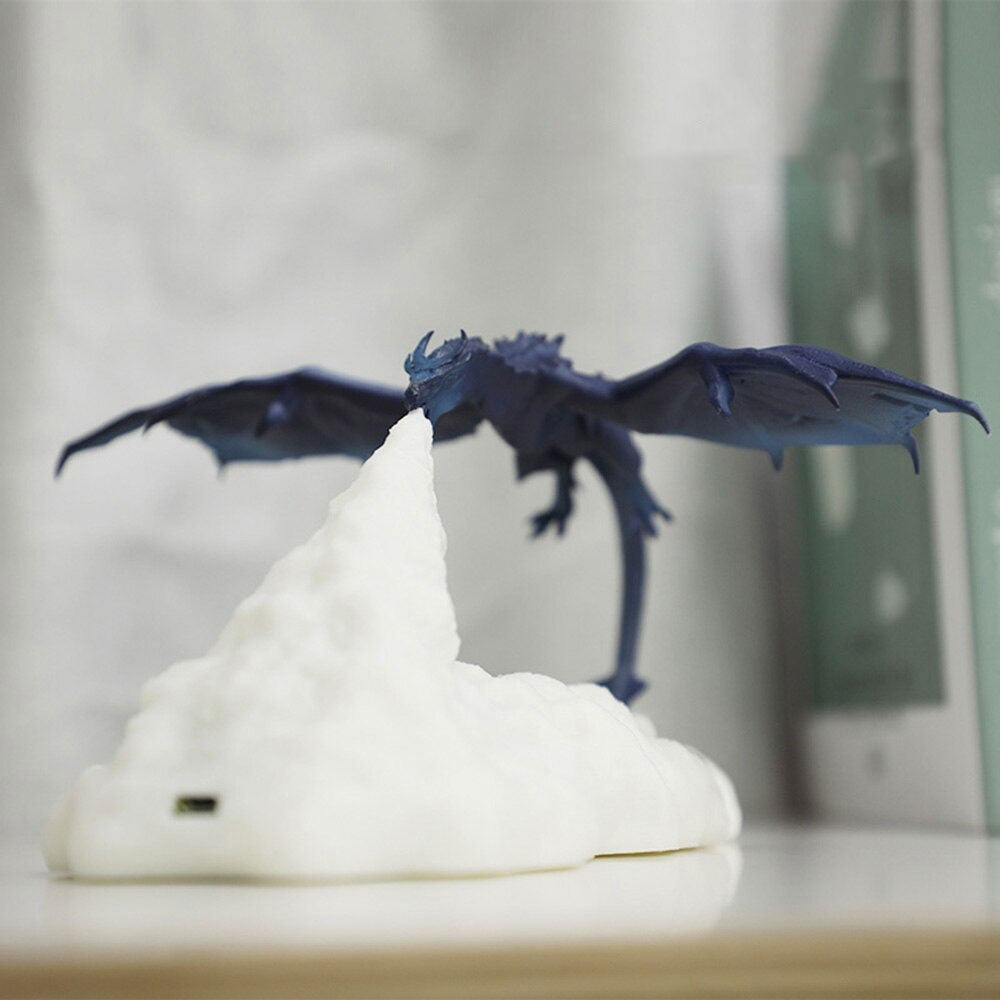 Lampe de Nuit en Forme de Dragon Cracheur de Feu ImpriméE en 3D pour  Chambre D'Enfants DéCoration Animale LumièRe Rechargeable, B - Cdiscount  Puériculture & Eveil bébé