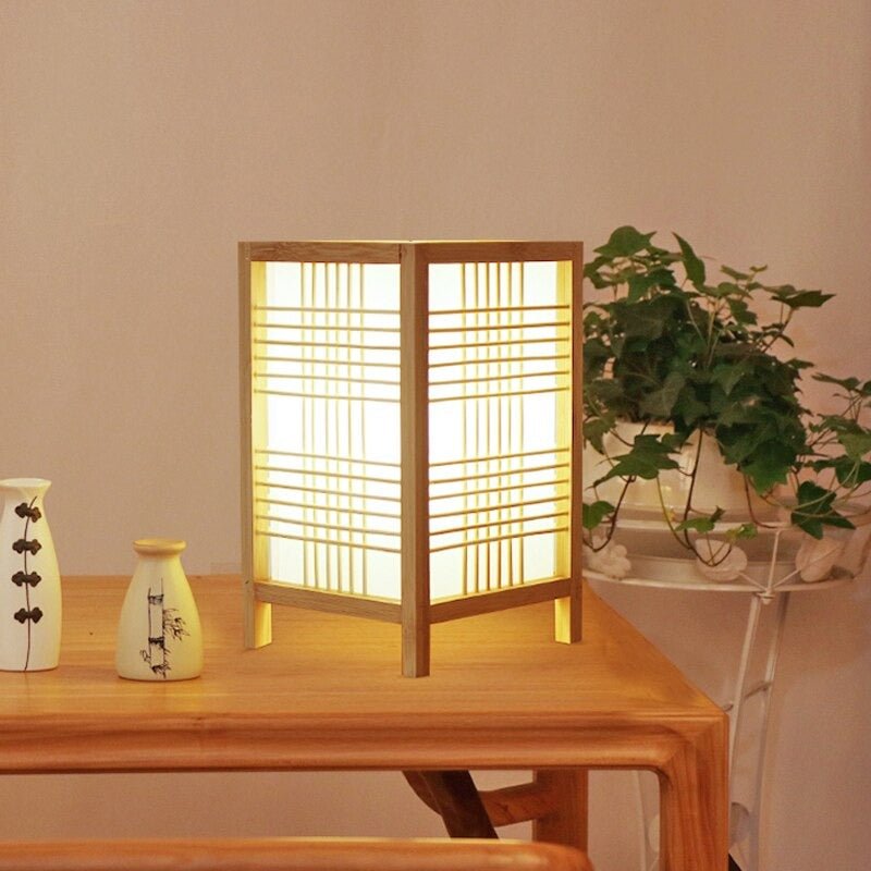Lampe de chevet Japonaise Carré  LampesDeChevet   