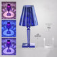 Lampe de chevet LED Diamant  LampesDeChevet Avec batterie Bleu 