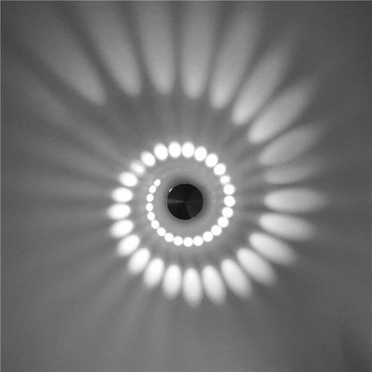 Lampe de chevet Murale Spirale  LampesDeChevet Lumière Blanche  