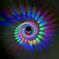 Lampe de chevet Murale Spirale  LampesDeChevet Multicolore  
