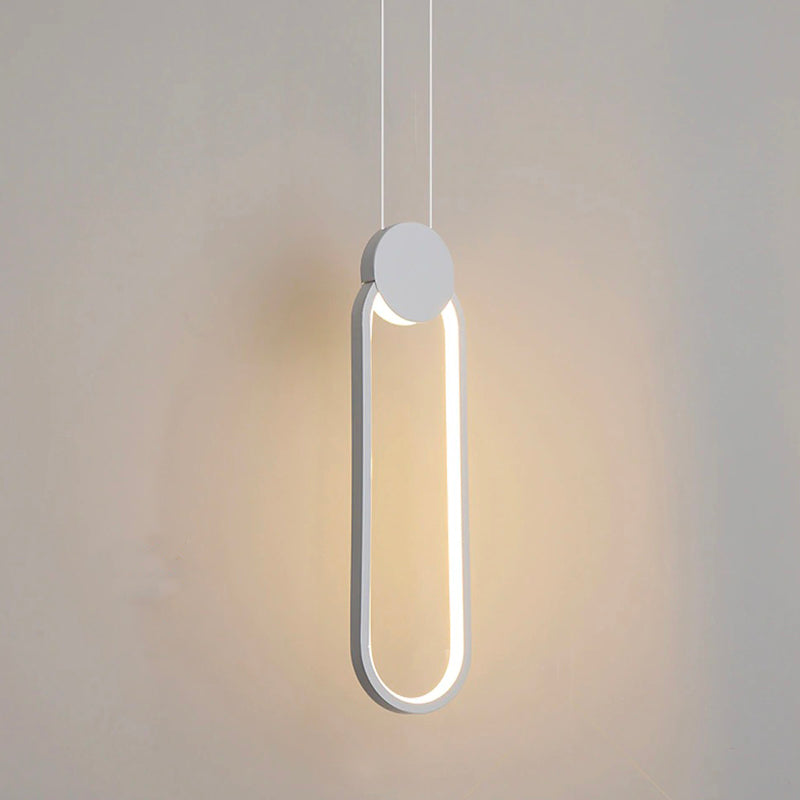 Lampe de chevet Suspendue Design  LampesDeChevet Circulaire Blanc 