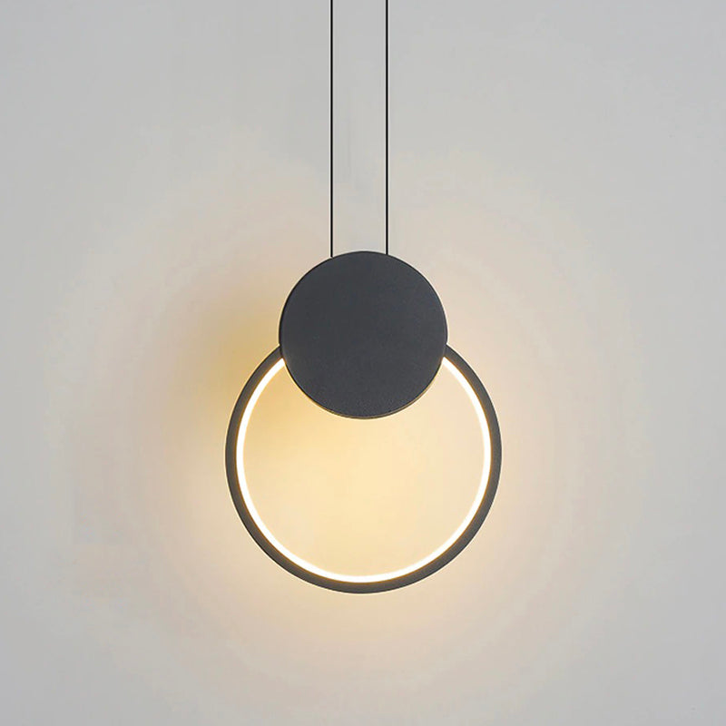 Lampe de chevet Suspendue Design  LampesDeChevet Ronde Noir 