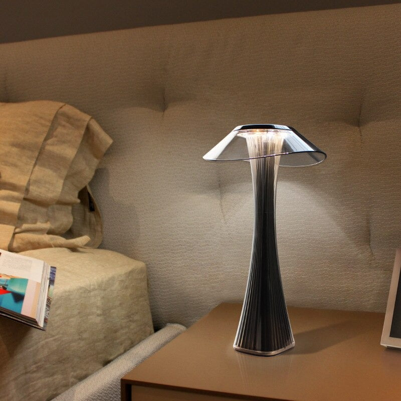 Lampe de table design rechargeable tactile LED - Lampe de chevet