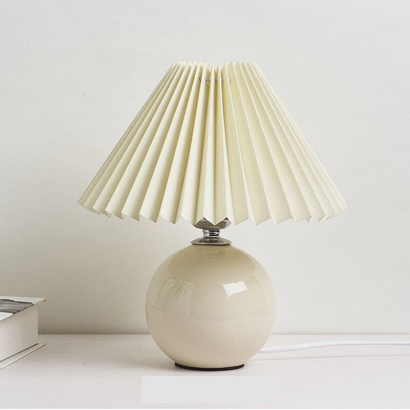 Lampe de chevet Vintage Céramique  LampesDeChevet Beige Beige 