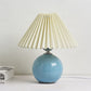 Lampe de chevet Vintage Céramique  LampesDeChevet Beige Bleu 