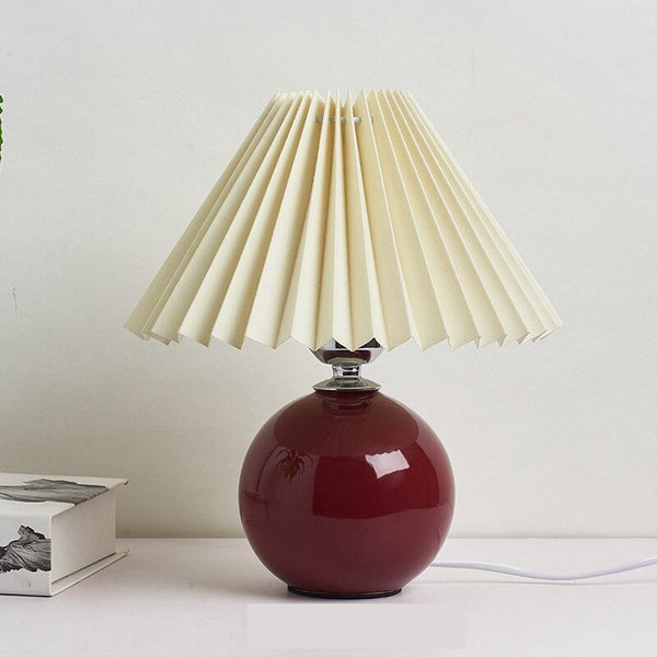 Lampe de Chevet Vintage Rouge