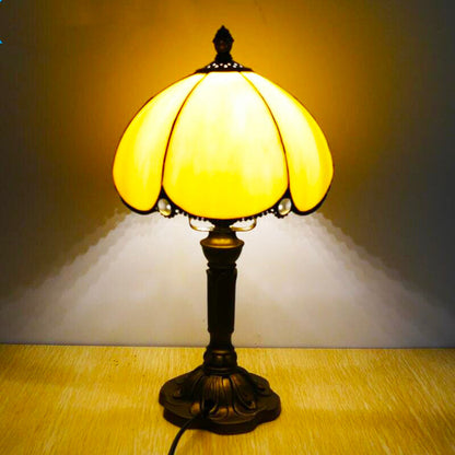 Lampe de chevet Vintage Tiffany Jaune  LampesDeChevet 1  