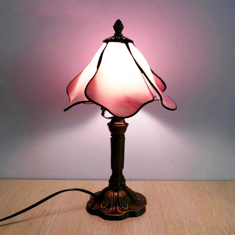 Lampe de chevet Vintage Tiffany Rose  LampesDeChevet   