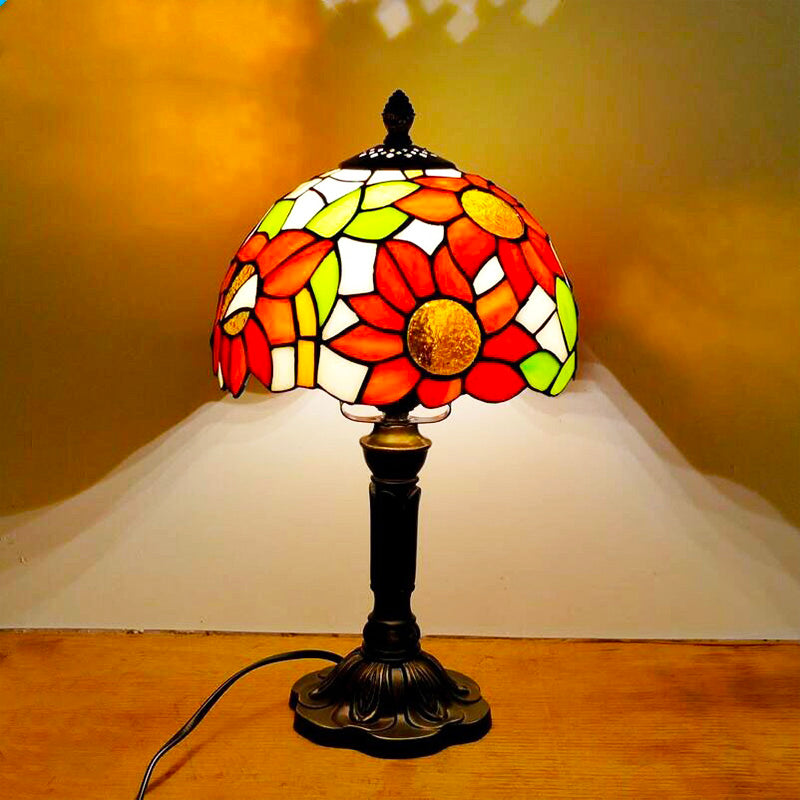 Lampe de chevet Vintage Tiffany Rouge  LampesDeChevet 1  
